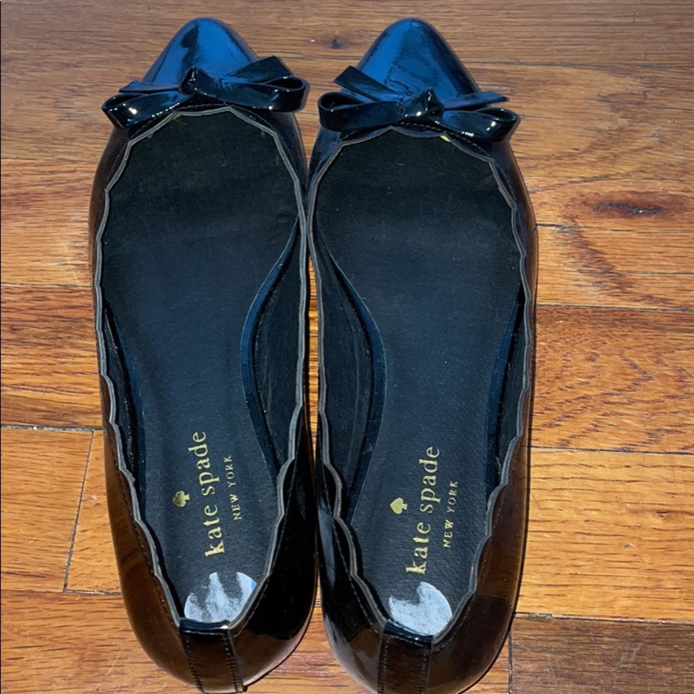 Kate Spade Black Flats